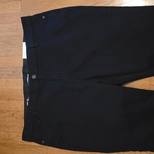 LIZ CLAIBORNE BRAND WOMEN'S PLUS BLACK CROP PANTS SIZE 24W